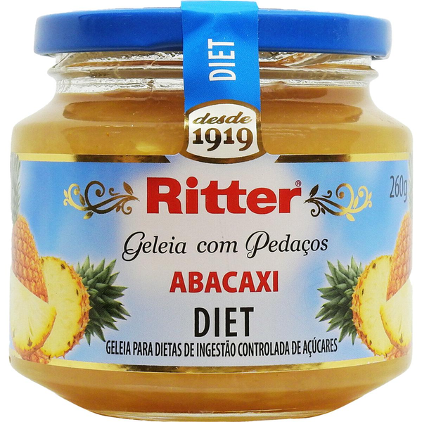 Geleia Ritter 260g - Diet - Abacaxi