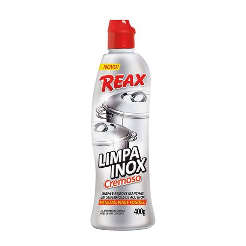 Limpa Inox Cremoso Reax 400g