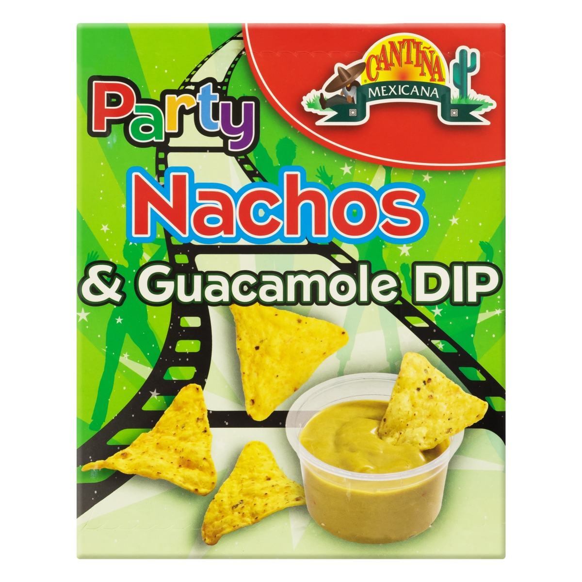 Salgadinho Nachos CANTINA MEXICANA com Molho de Guacamole Caixa com 150g