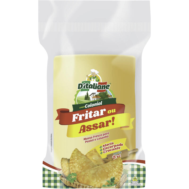 Massa para Pastel D'italiane Colonial Rolo 2kg