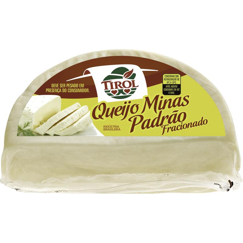 Queijo Minas Padrão Tirol Preço por quilo na peça