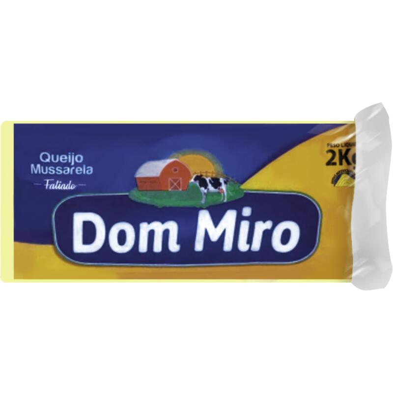 Queijo Mussarela Dom Miro Fatiado 2kg