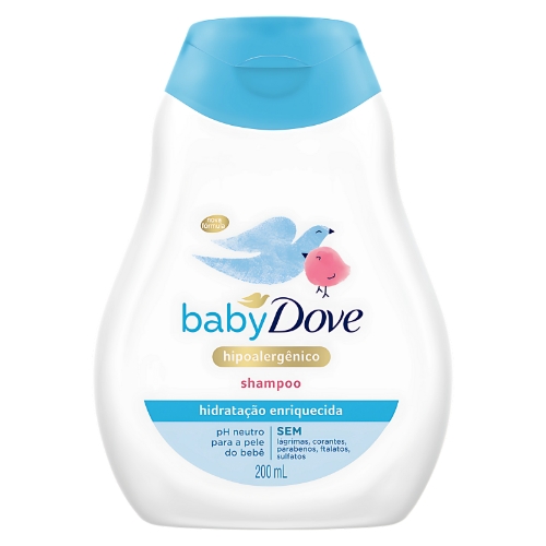 Shampo Dove Baby Hidratacao Enriquecida 200ml