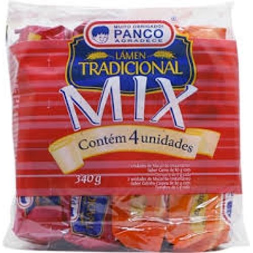 Macarrão Instantâneo Lamen Panco Mix 4x85g