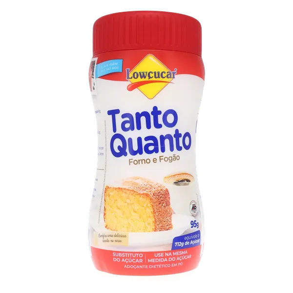 Adoçante em Pó Lowçucar 95g - Diet - Forno e Fogão