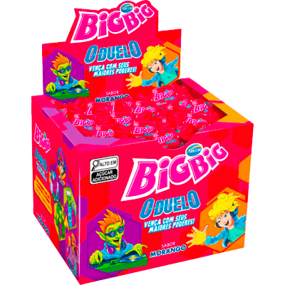 Chiclete Arcor Big Big Morango 315g