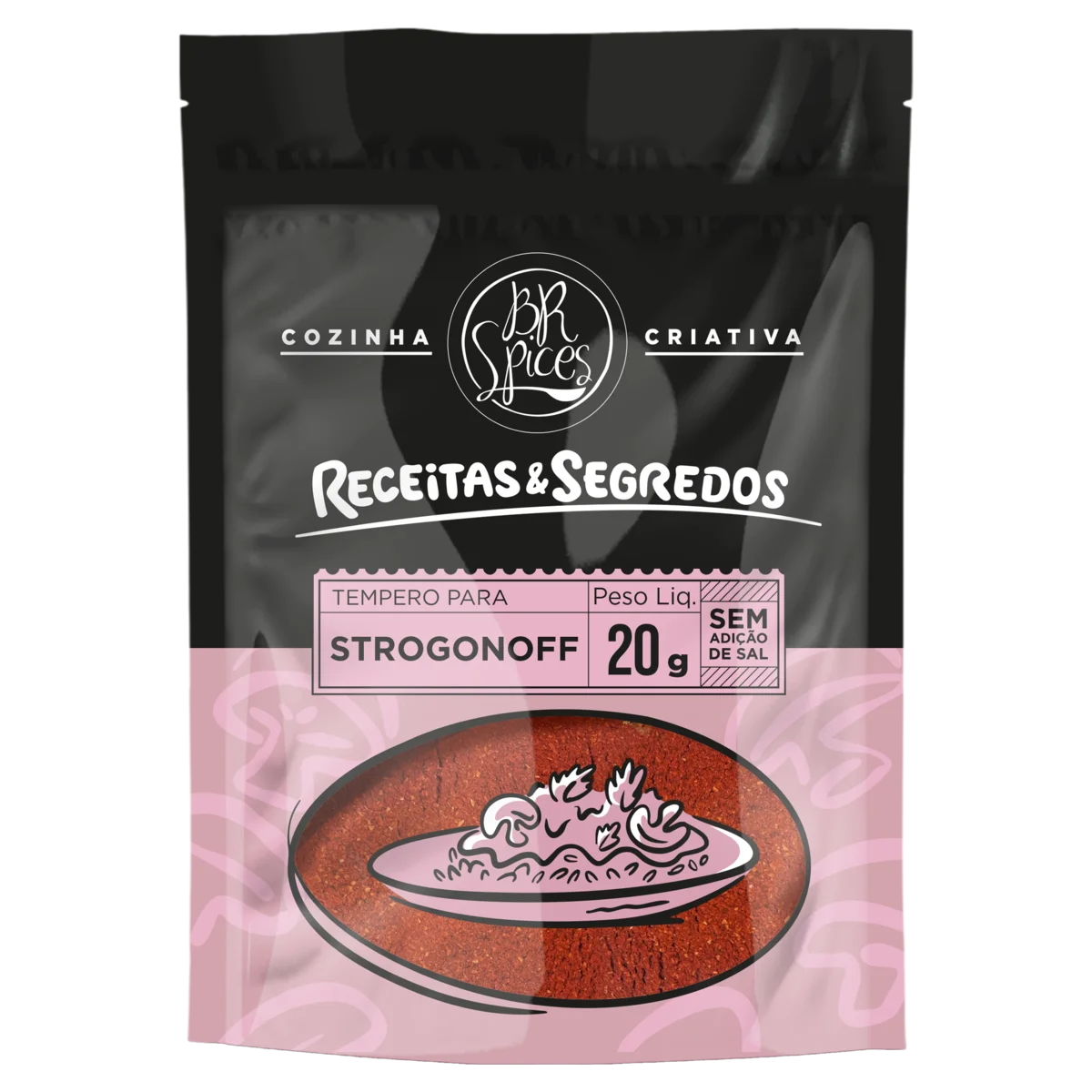 Tempero para Strogonoff BR Spices Receitas & Segredos Pouch 20g