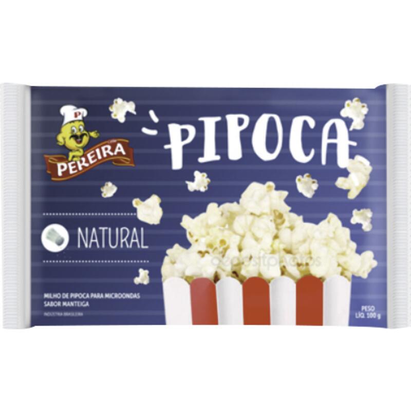 Milho de Pipoca para Micro-ondas Pereira Natural 100g