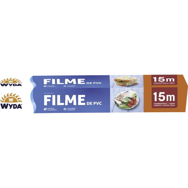 Filme de PVC Wyda 28cm x 15m Rolo