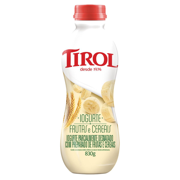 Iogurte Tirol 830g - Frutas e Cereais