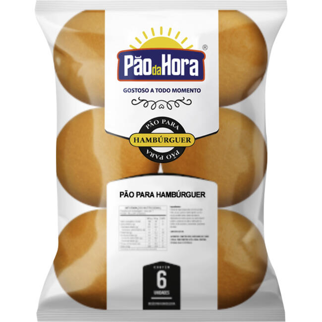 Pão para Hambúrguer Pão da Hora Tradicional 360g
