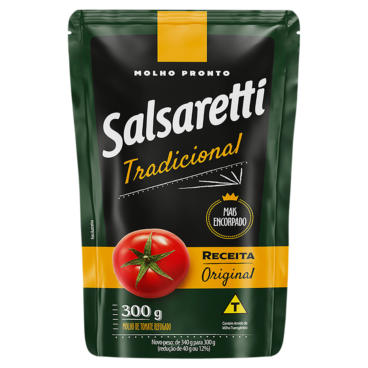 Molho de Tomate Tradicional Salsaretti Sachê 300g