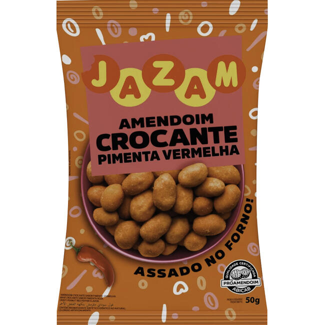 Amendoim Crocante Jazam Pimenta 50g