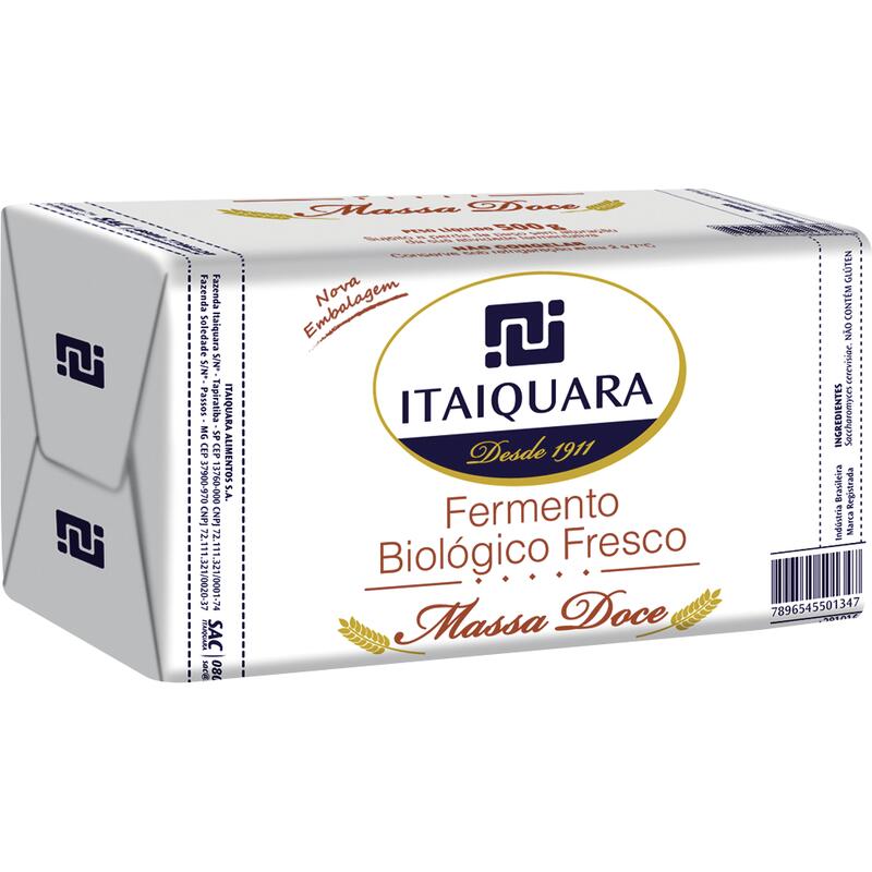 Fermento Biológico Itaiquara Fresco - Doce 500g