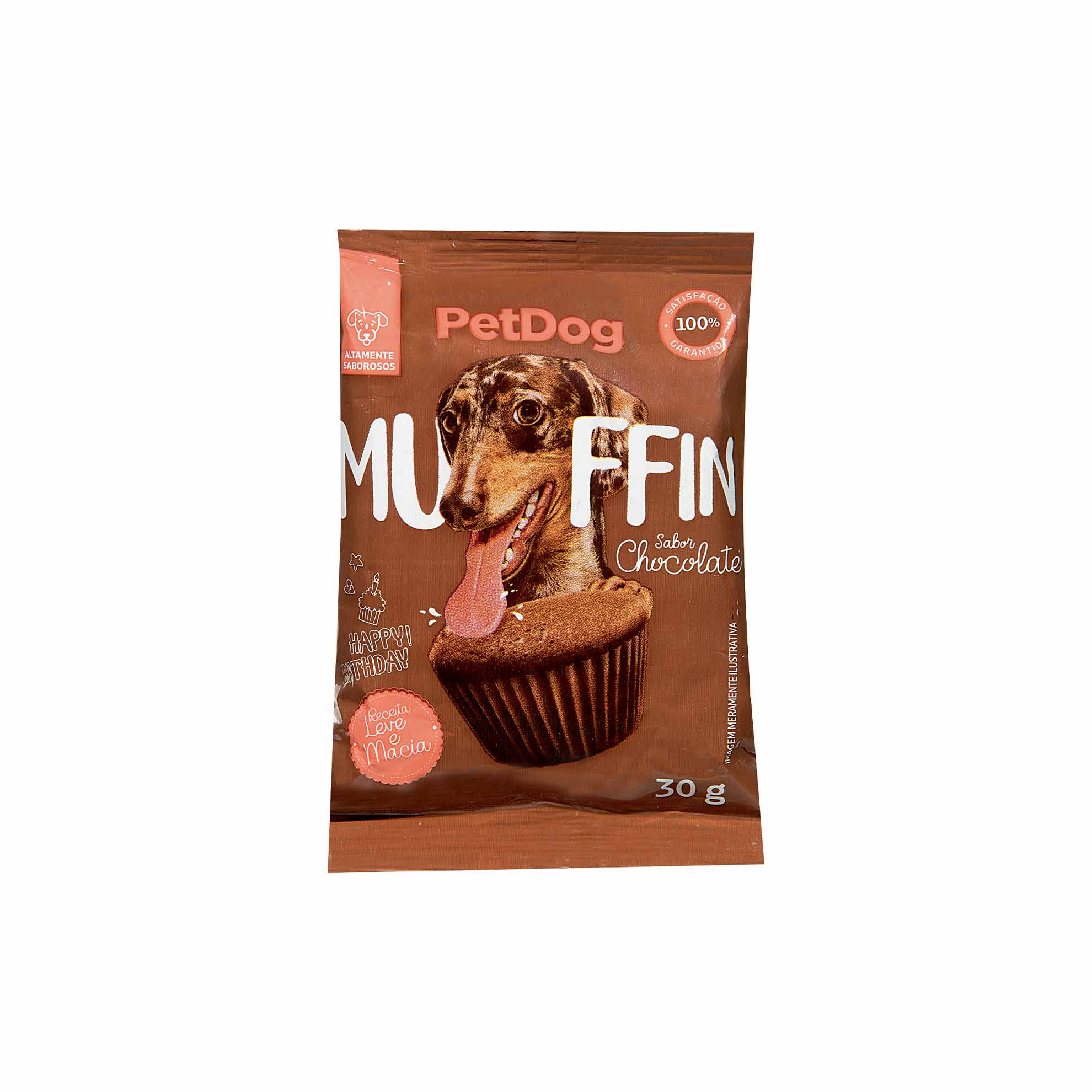 Bolinho para Cães PetDog Muffin Chocolate 30g
