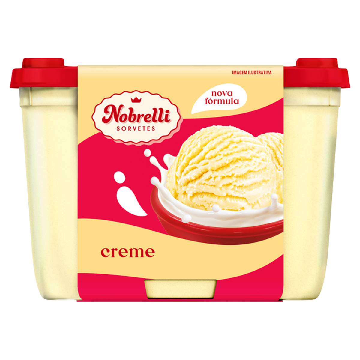 Sorvete Nobrelli Creme 1,3L