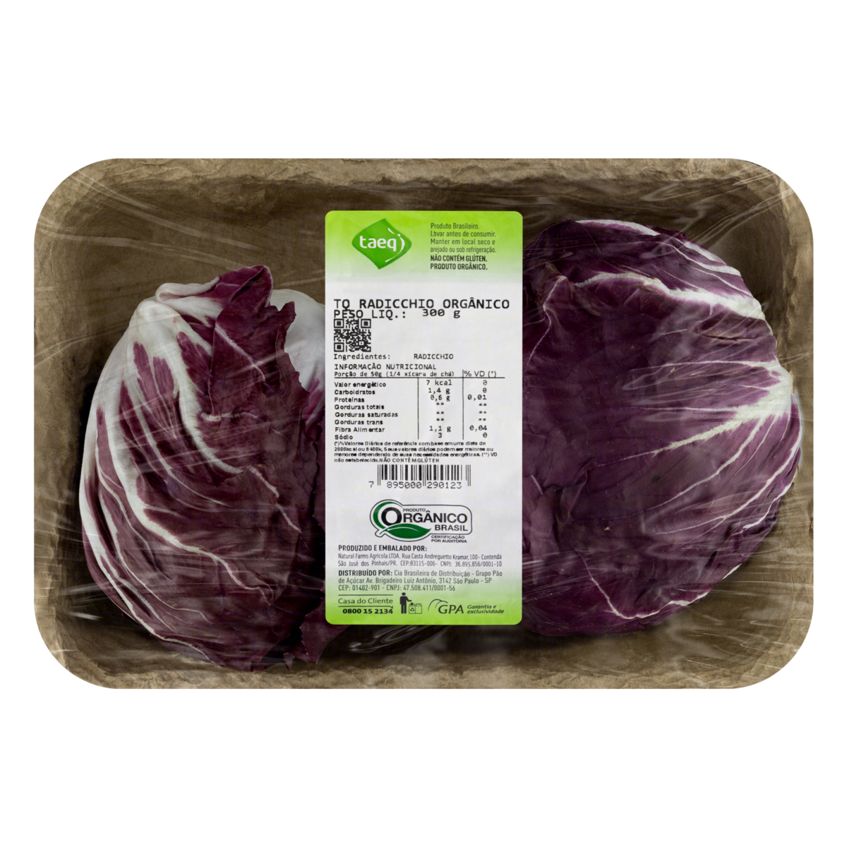 Radicchio Orgânica Taeq 300g