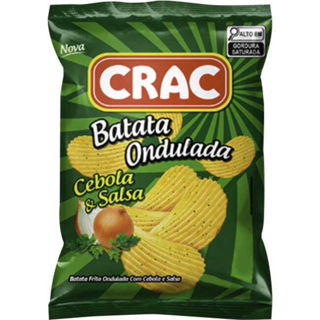 Salgadinho Batata Chips Crac Cebola e Salsa 40g