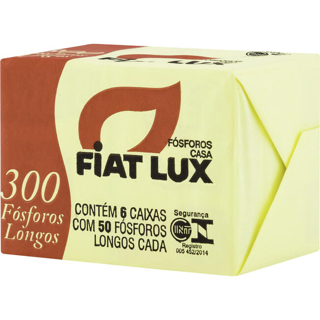 Fósforos FIAT LUX Casa Pacote 6 Un
