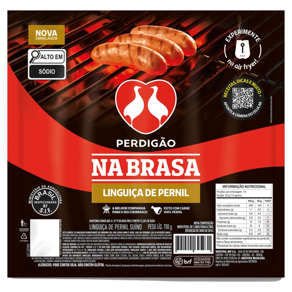 Linguiça Perdigão Pernil na Brasa 700g