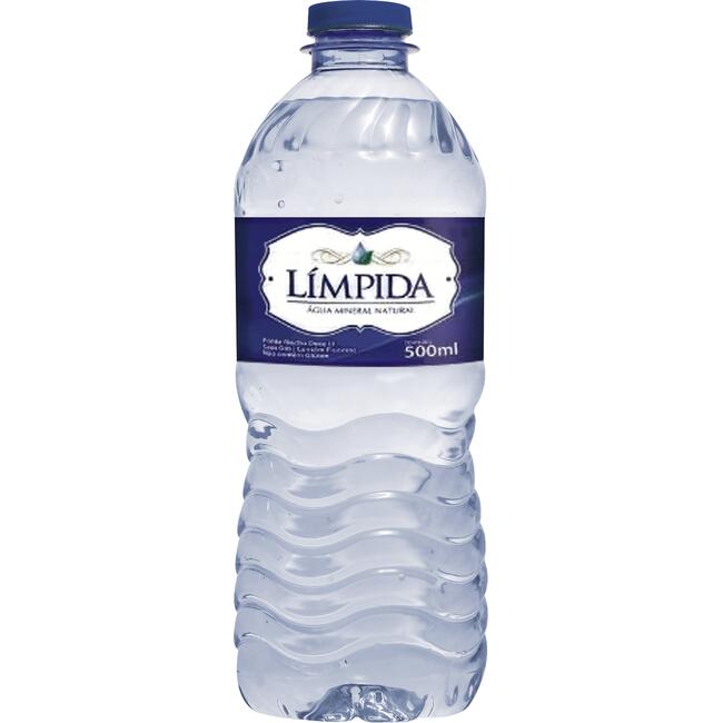 Água Mineral Límpida Sem Gás 500ml
