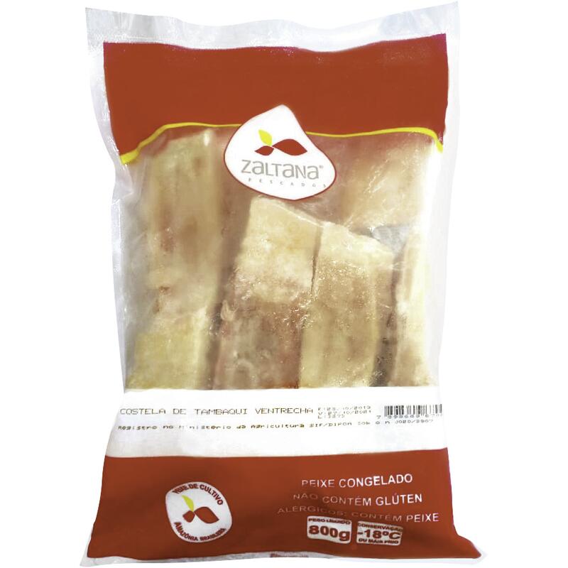 Costela de Tambaqui Ventrecha Zaltana Congelada 800g