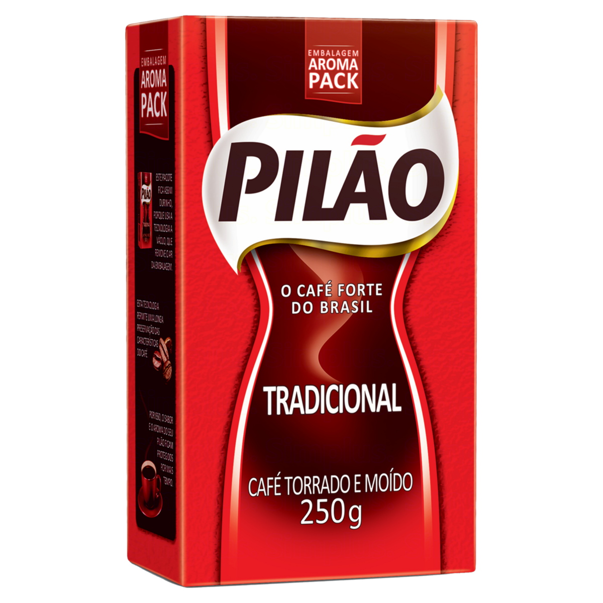 Café PILÃO Torrado E Moído Tradicional Vácuo 250g