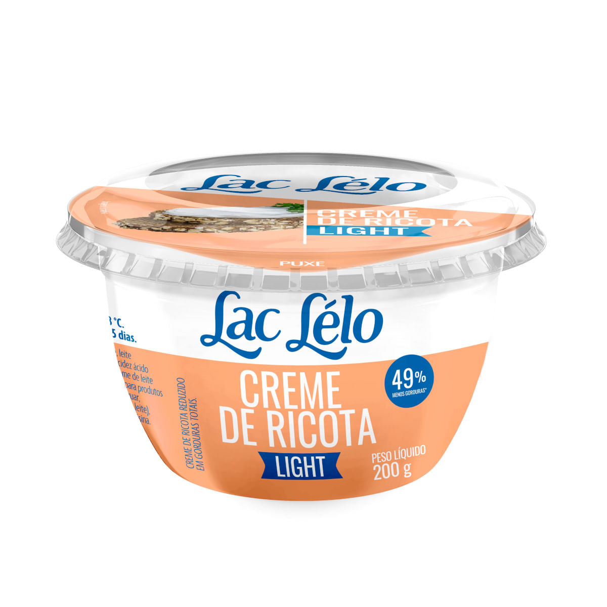 Creme de Ricota LAC LELO Light 200g