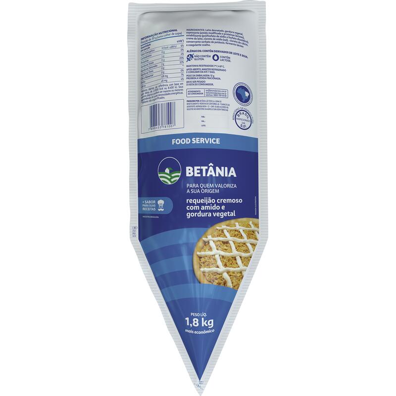 Requeijão Betânia Resfriado 1,8kg