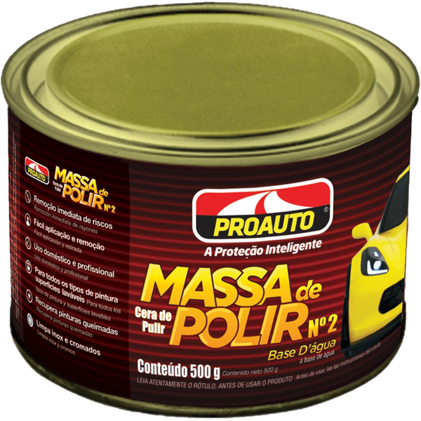 Massa para Polir Proauto 500g - N. 2