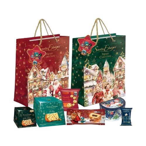 Cesta Natal Sta Edwiges Sacola Glitter