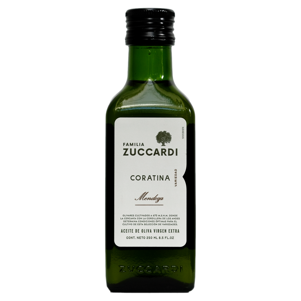 Azeite Extra Virgem Argentino Familia Zuccardi Coratina 250ml