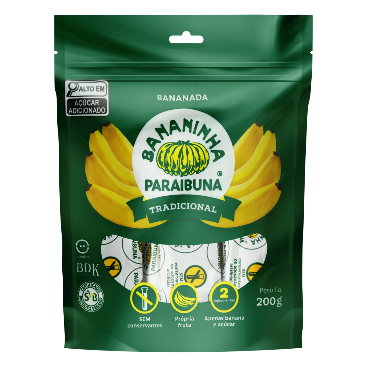 Bananinha Tradicional Paraibuna 200g