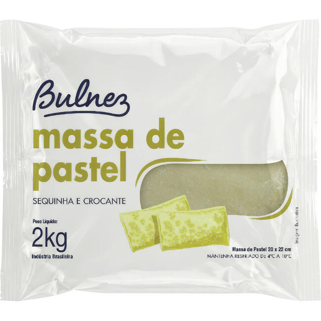 Massa para Pastel Bulnez Quadrada 2kg