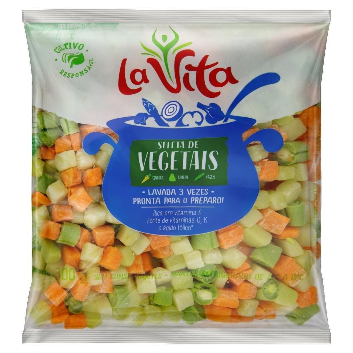 Seleta de Vegetais Higienizada La Vita 300g