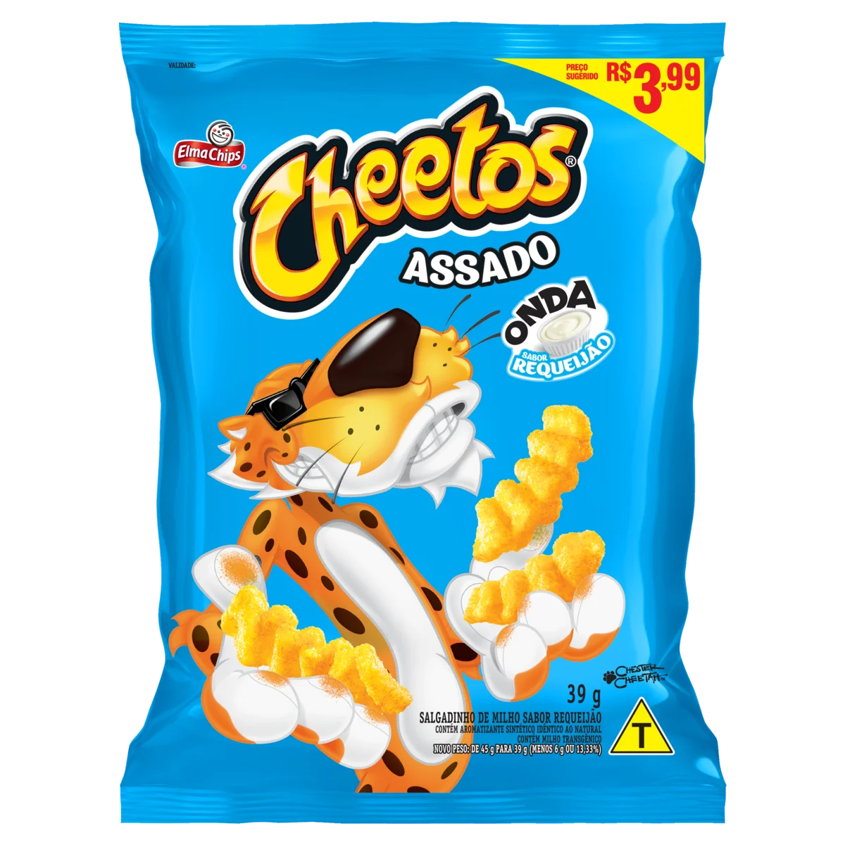 Salgadinho de Milho Onda Requeijão Cheetos Pacote 39g