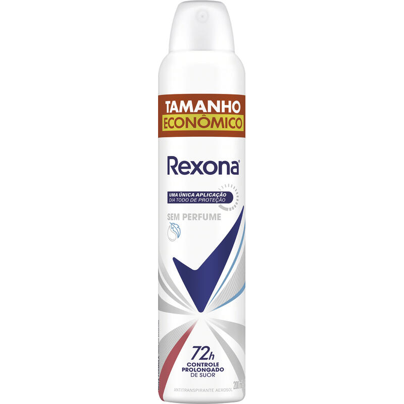 Desodorante Aerossol Rexona Sem perfume 200ml