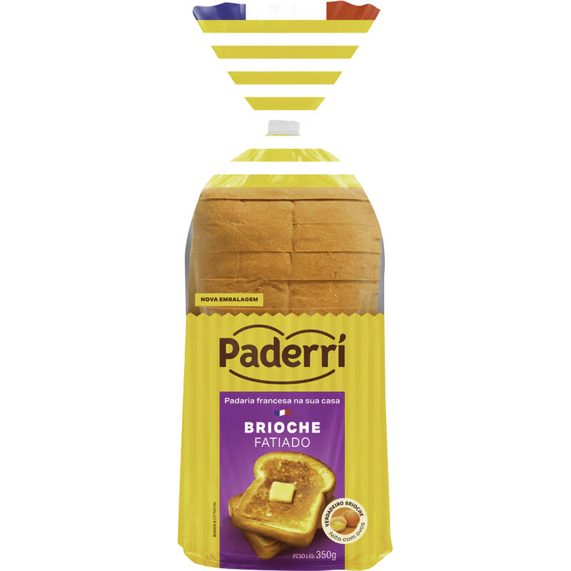 Baguete PADERRÍ Brioche Fatiado 350g