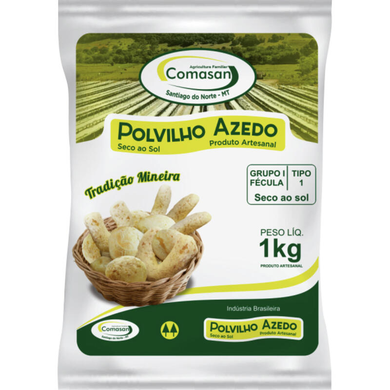 Polvilho Azedo Comasan 1kg