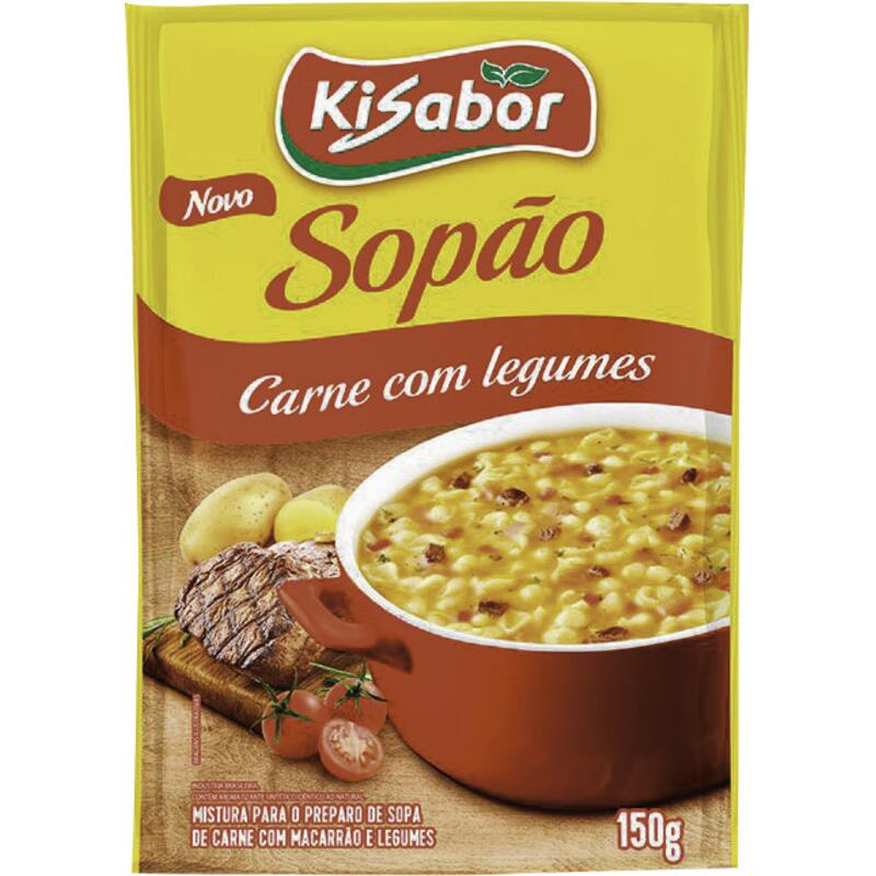 Sopão Kisabor Carne com Legumes 150g