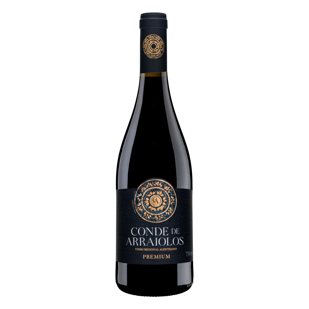 Vinho Português Tinto Seco Conde de Arraiolos Premium Alentejano Garrafa 750ml