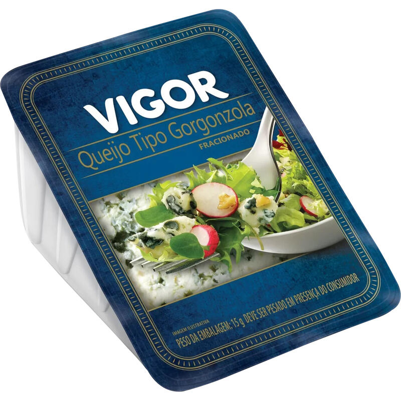 Queijo tipo Gorgonzola Vigor Preço por quilo na peça
