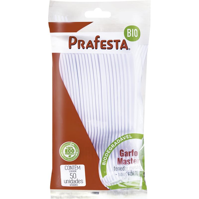 Garfo Bio Prafesta Master Branco 50 un
