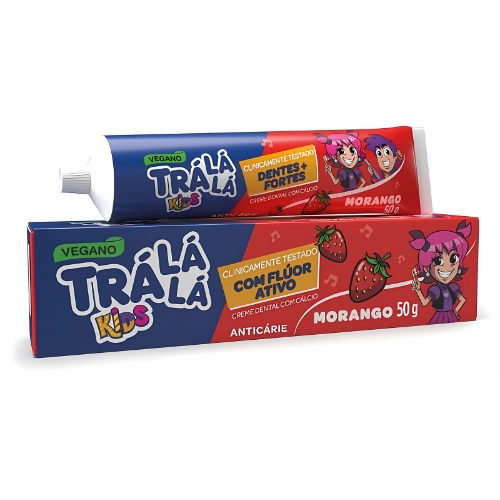 Creme Dental Morango Trá Lá Lá Kids 50g