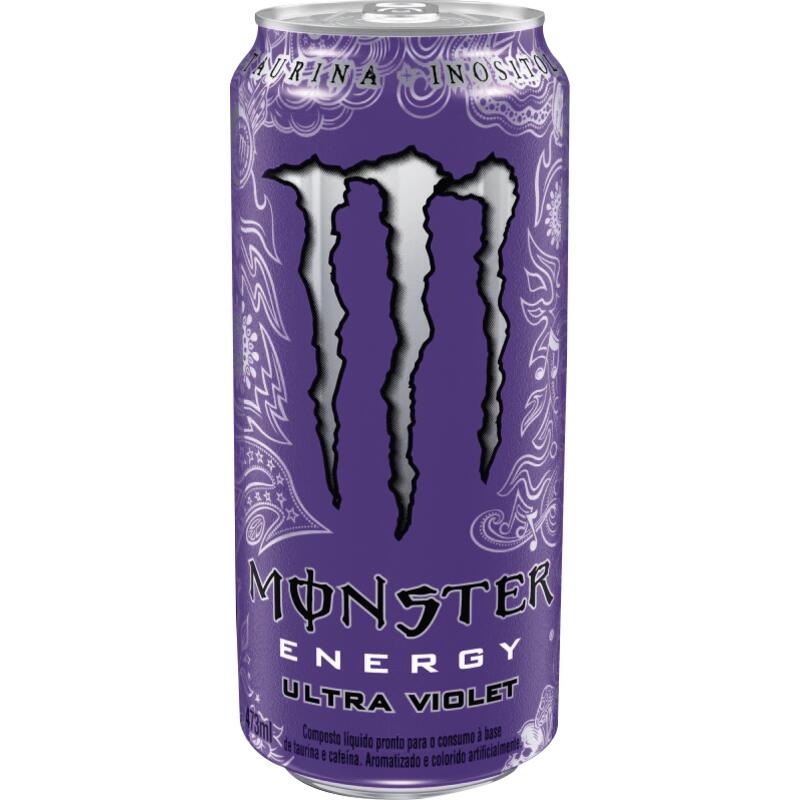Energético Monster Energy Ultra Violet Sem Açúcar 473ml