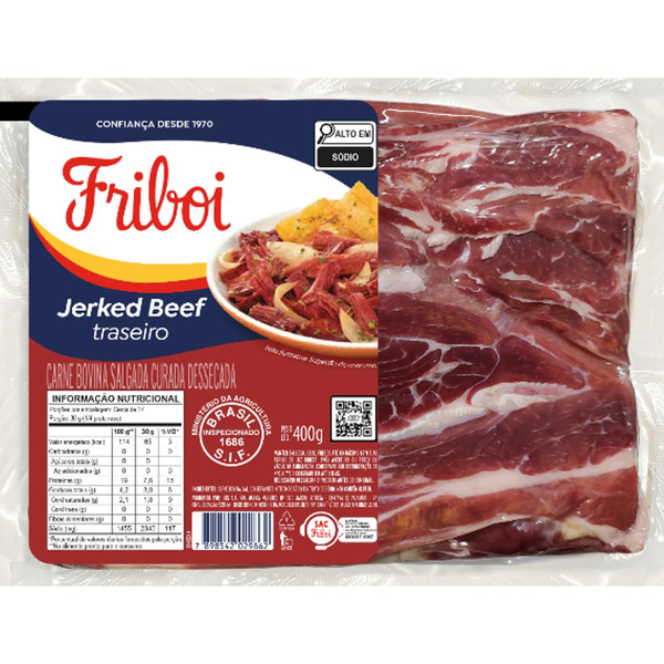 Jerked Beef Friboi 400g - Traseiro