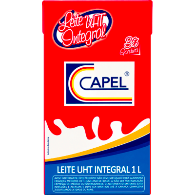 Leite Longa Vida Capel Integral 1L
