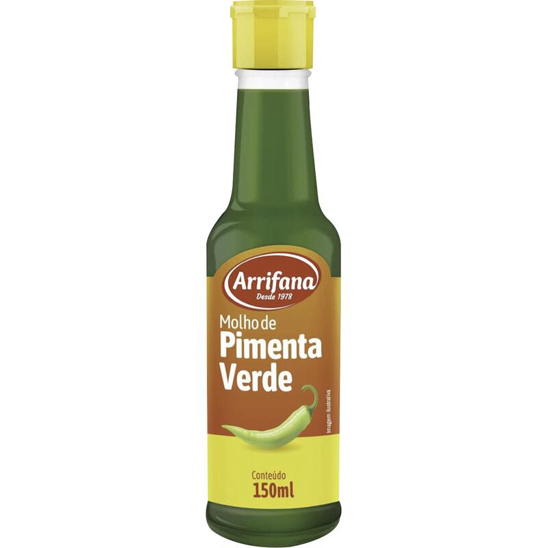 Molho de Pimenta Arrifana Verde 150ml