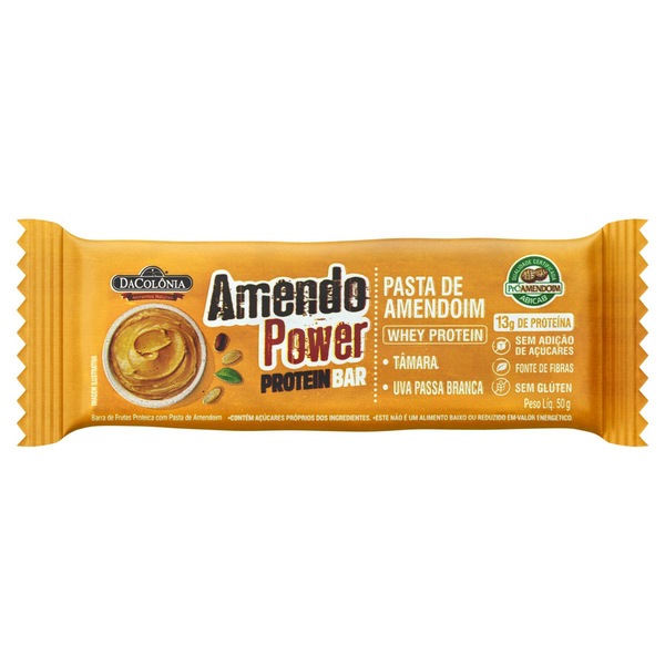 Barra Amendo Power 50g - Pasta de Amendoim