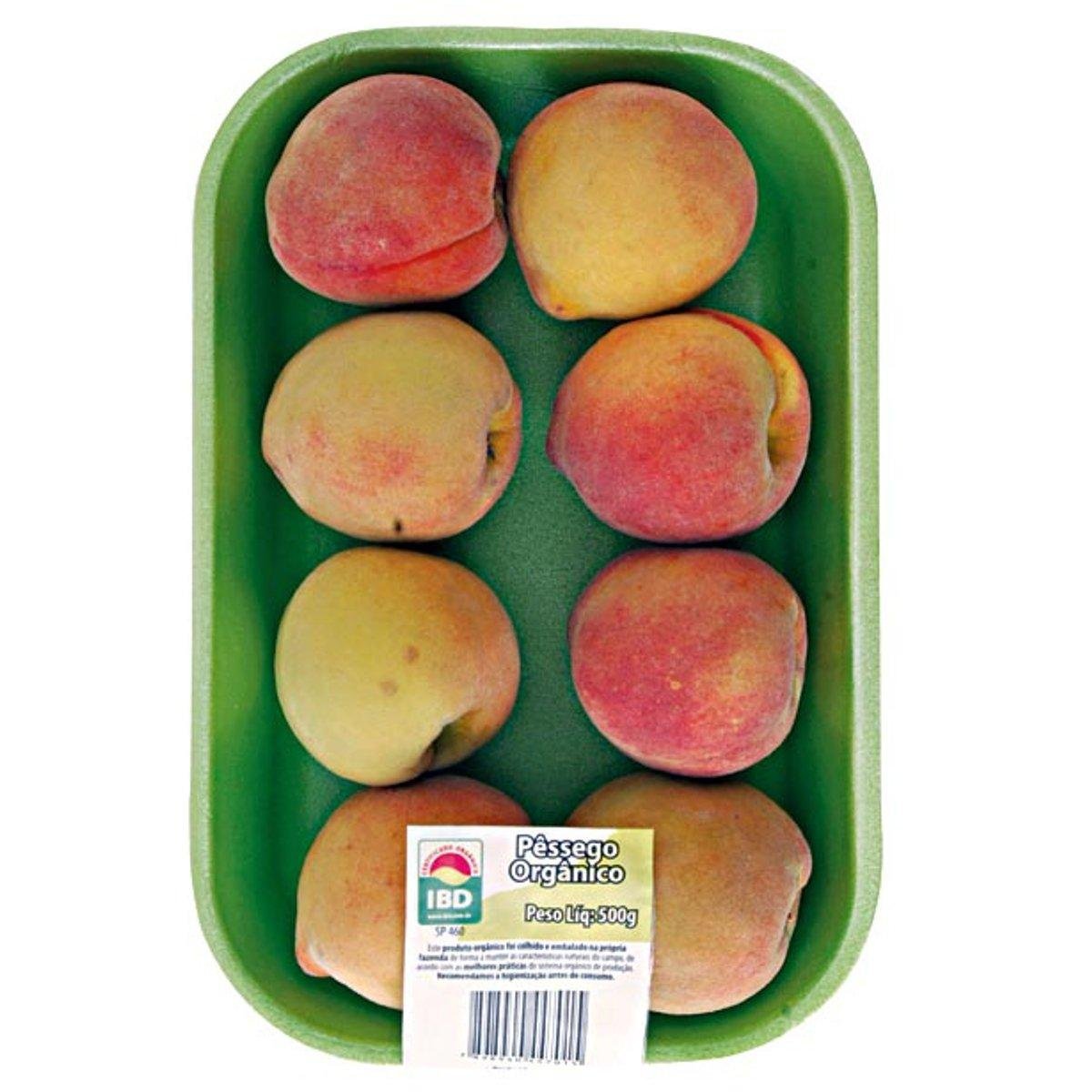 Pêssego Orgânico Nacional 500g